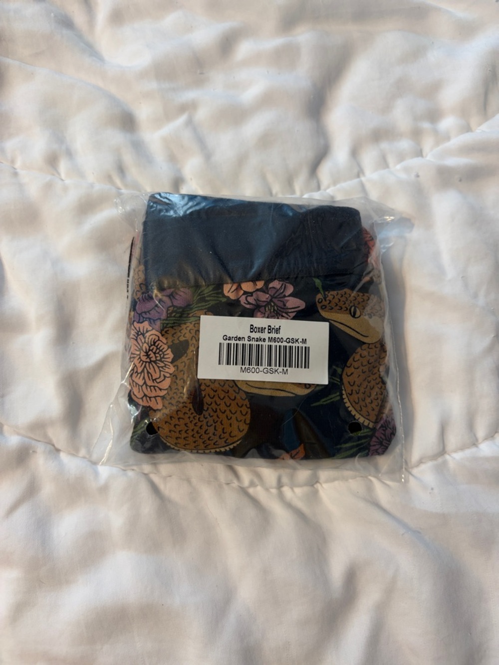 MeUndies Men’s Garden Snake Boxer Brief- Medium